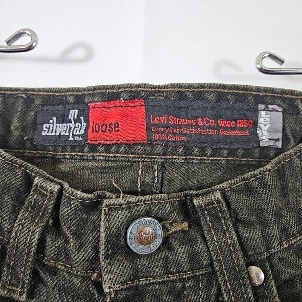 Levi’s Silvertab Jeans Loose 29x34 Vintage Y2K Made In USA Black - Picture 4 of 10